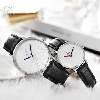 

Shengke TOP Brand Quartz Watch Lovers Watch Pair Men Women Ladies Couples Waterproof Quartz Watches Set Wristwatches Femininos