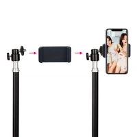 4 screw camera 1/4 Screw Head Universal Portable Aluminum Stand Mount Digital Camera Tripod For Phone With Bluetooth Remote Control Selfie (3)
