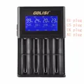 GOLISI S4 4 Slots 2A Smart LCD Batterie Ladegerät Lade für Li Ion 18650 26650 AA & AAA Ni Mh Ni cd Akkus|Ladegeräte| -