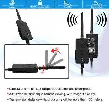 

Car Reversing Camera Wireless Video WIFI Transmitter Rear View Reverse Monitor Assistant System Wireless Backup Camera Monitor