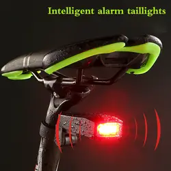 Горный велосипед автомобиль фонарь задний фонарь USB зарядка Интеллектуальный предупреждающий сигнал лампы мотоцикла аксессуары