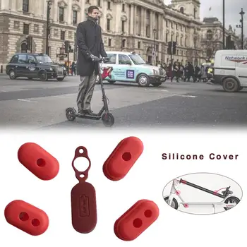

4pcs Case Silicone Cap M365 Electric Scooter Charge Port Cover Dust Plug For Xiaomi M365 Scooter Parts