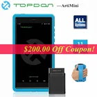 TOPDON ArtiMini OIL Reset SAS ABS DPF EPB TPMS IMMO Coding OBD2 Scanner Diagnostic TooL Automotive WIFI Free Sofeware X431 Pro