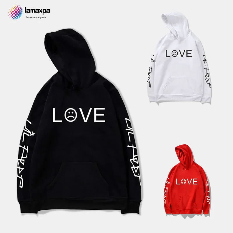 Lil Peep spring autumn shirt male sweatshirt Lil Peep LOVE
