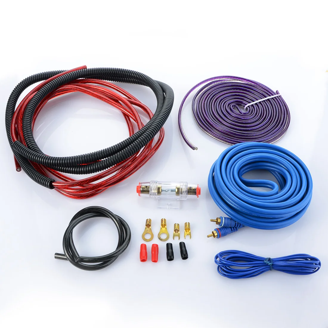6GA аудио электропроводка громкоговорителей комплект Кабельный разъем Усилитель-сабвуфер динамик Установка провода