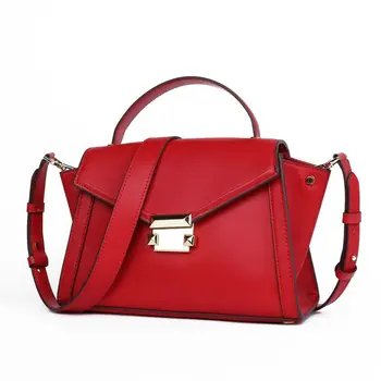

Leather Handbags High Quality New 2019 Fashion Handbags Wild First Layer Leather Messenger Bag Female Shoulder Lady Bag