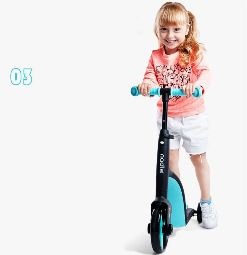 Детский трехколесный скутер 3 в 1 беговел ездить на игрушки