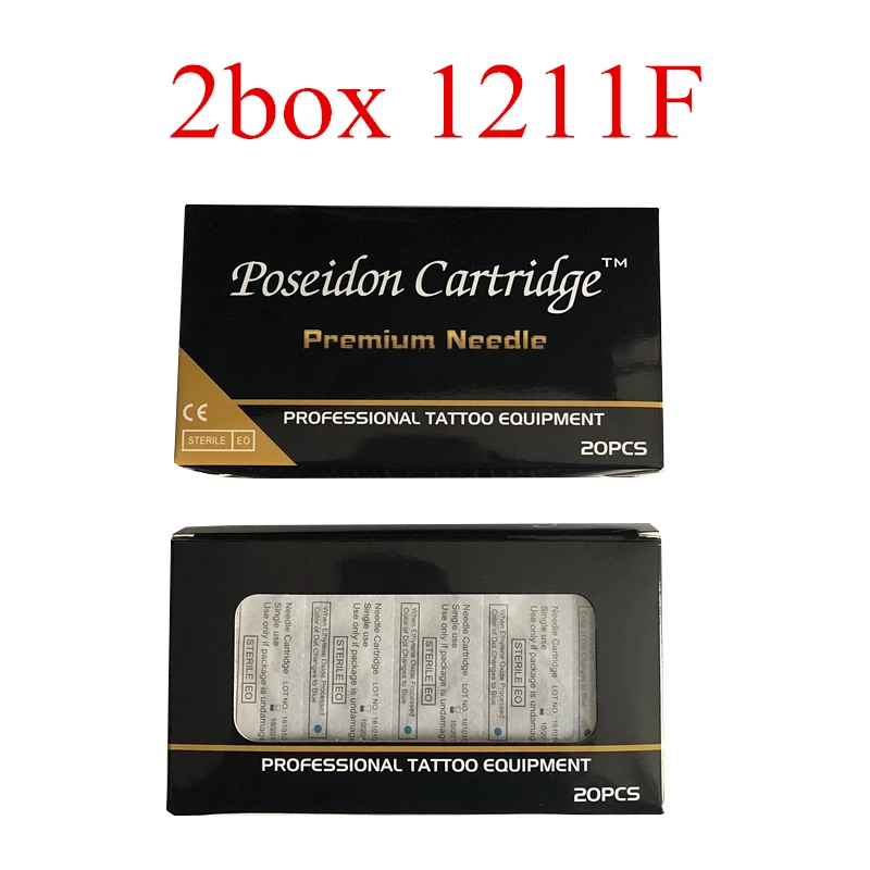 

40pcs/lot Tattoo Needles Cartridges Tattoo Needles Diameter 1211F For Tattoo Body Art Supply
