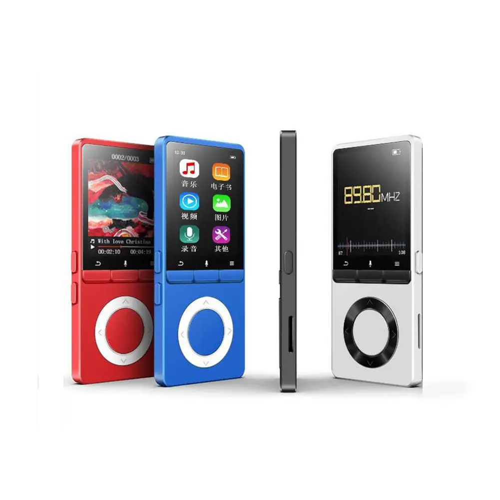 

Bluetooth MP4 Player 8G English Learning P3 Stereo Intelligent E-book For Students Support FM Radio Music Alarm Clock Speaker