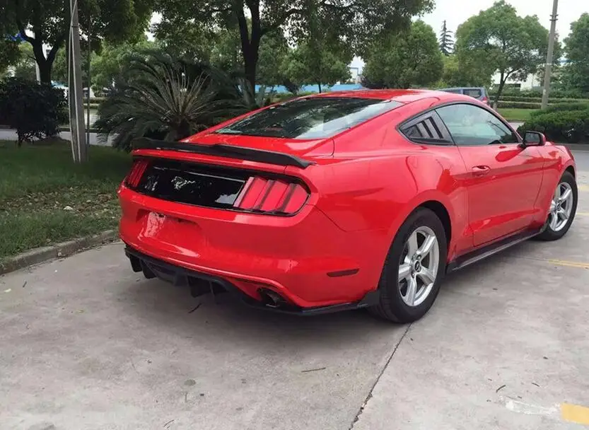 

Mustang Carbon Fiber Trunk Boot Lip Spoiler Wing for Ford Mustang Coupe 2015-2017