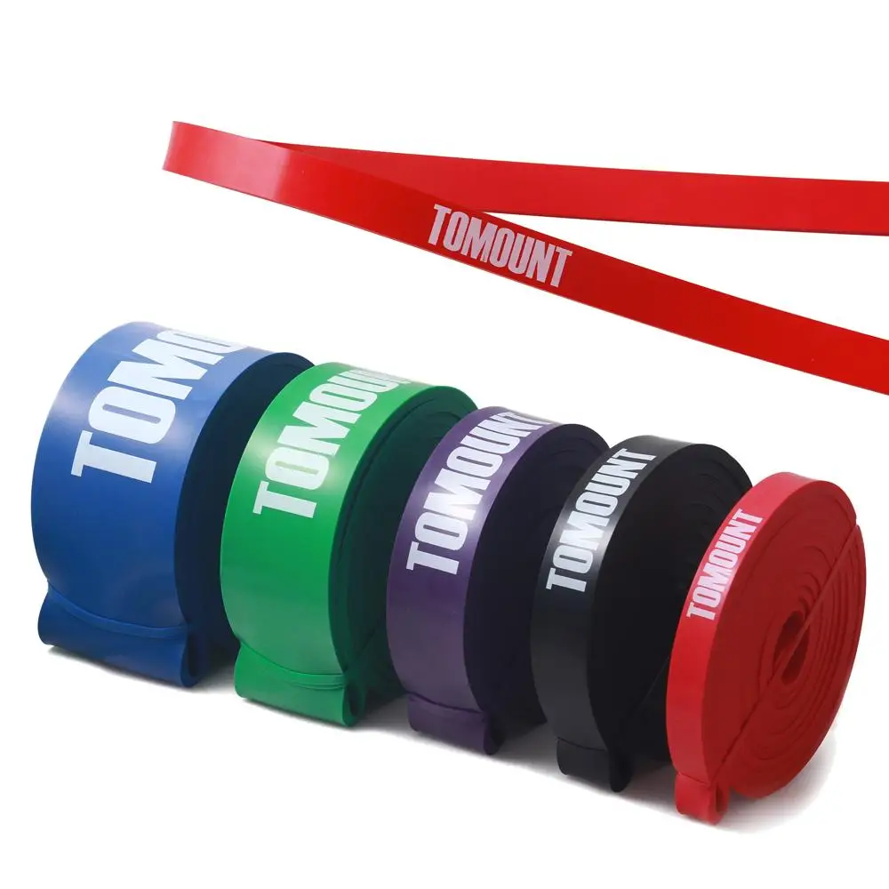 

Resistance Band Exercise Crossfit Strength Weight Training Fitness Exercise Red Natural Latex 208cm Arm Leg Training Accessories