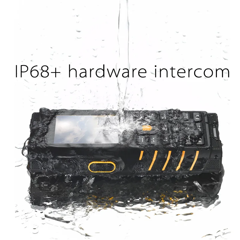 IP68 T2 Peralatan Interkom Ponsel Walkie Talkie Radio Handphone Dompet Handset 10Km Walkie Talkie