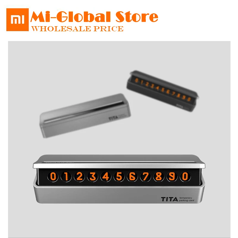 Xiaomi TITA временная остановка знак парковки автомобиля номер карты может скрывать
