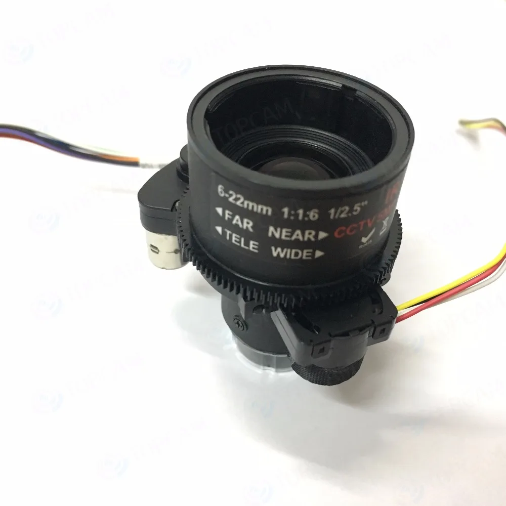 HD 5 0 мегапиксельная моторизованная варифокальная 6 22 мм зум объектив CCTV AHD IP