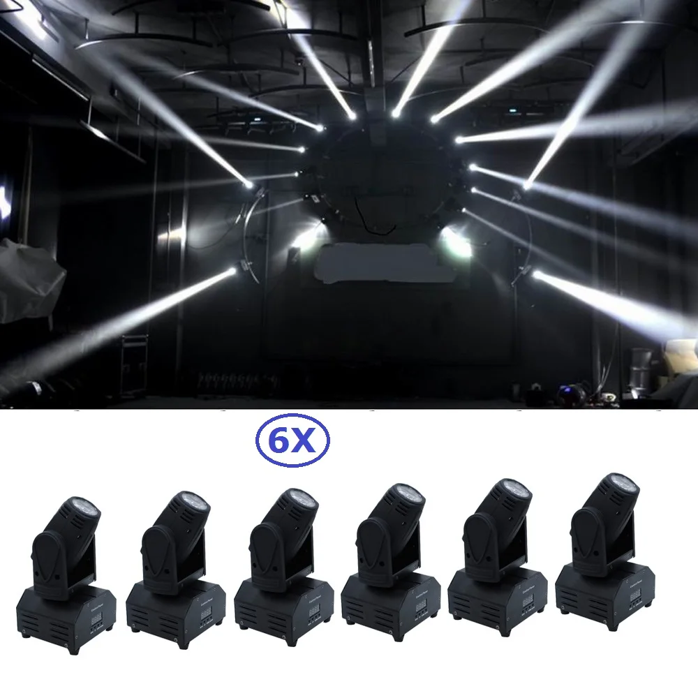 6xLOT Free Shipping 10W 4in1 RGBW Mini Led Beam Moving Head Wash Light DMX DJ Disco Projector Sound Party Club Strobe Lights 6xLOT Free Shipping 10W 4in1 RGBW Mini Led Beam Moving Head Wash Light DMX DJ Disco Projector Sound Party Club Strobe Lights