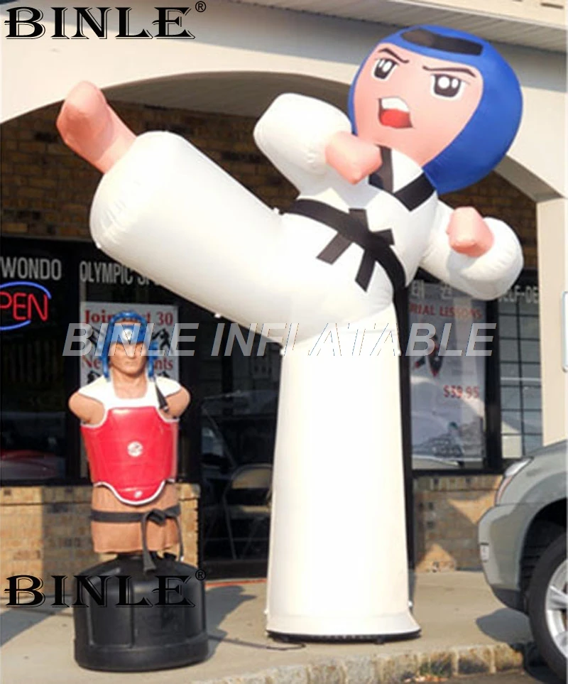 

Customized Giant Advertising Character Inflatable Karate Man Inflatable Taekwondo for sale