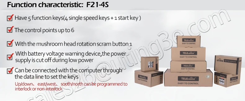 F21-4S canais guindaste de controle remoto 1