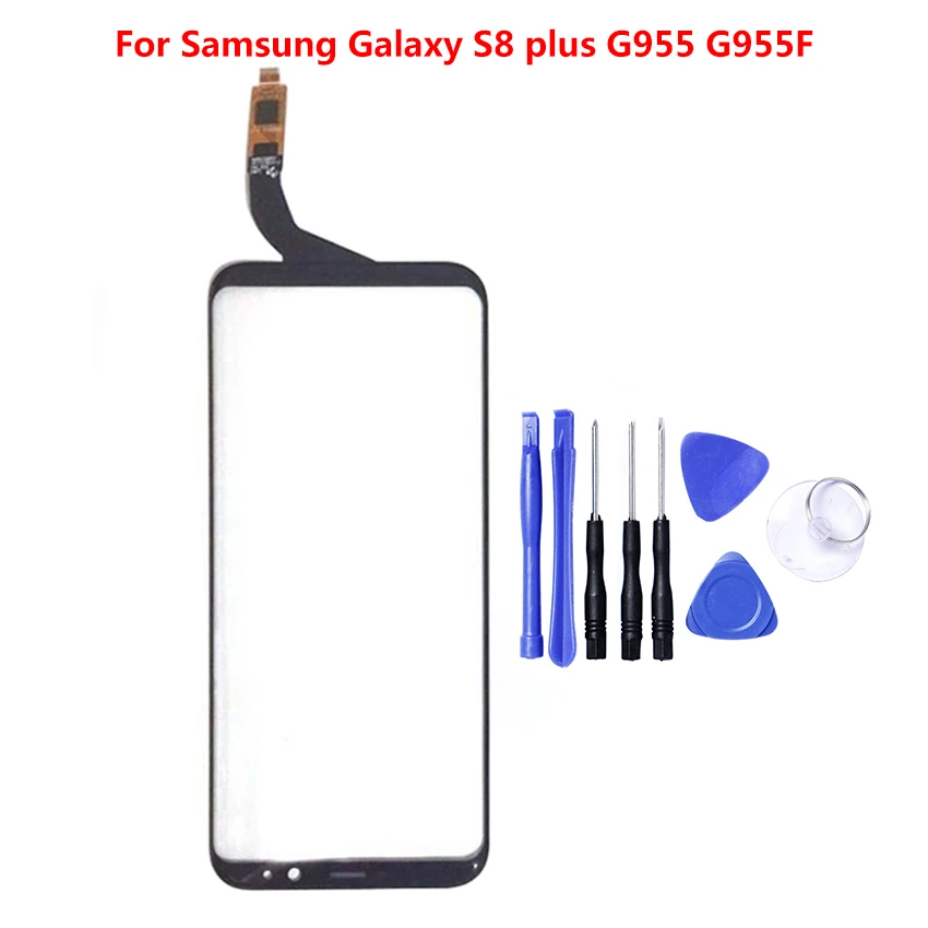 Сенсорный жк экран для Samsung S8 Plus дигитайзер Galaxy plus передняя стеклянная панель