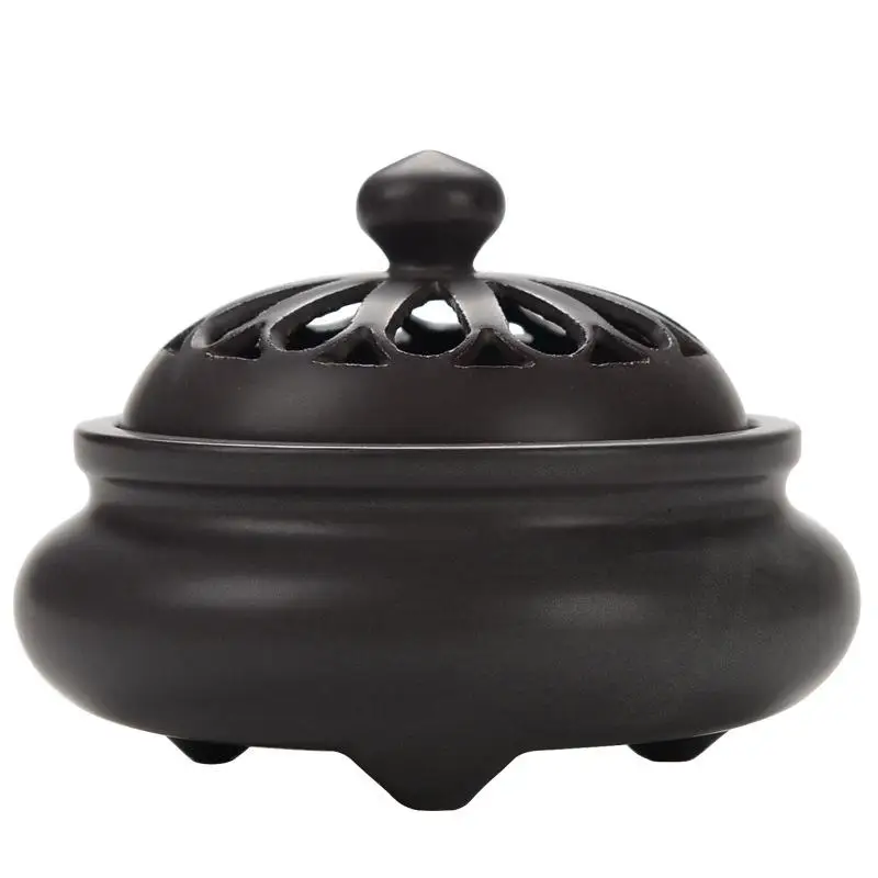 deep coffee color Керамические горелки для благовоний портативный фарфор кадило буддизм ладан держатель дома чайхана Йога Studio подарок украшения дома - Цвет: deep coffee color