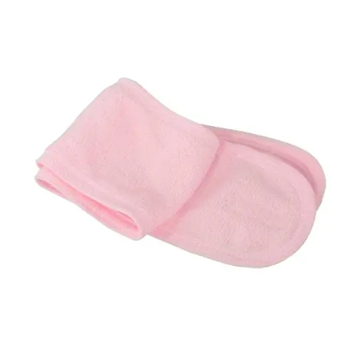 Pink Wash Face Makeup Spa Stretch Elastic Adjustable Soft Headband Hair Band