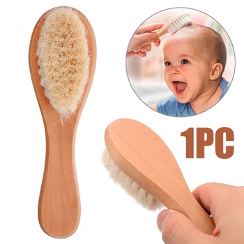 natural baby hair brush