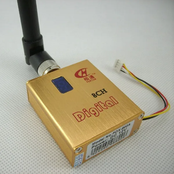PARTOM 1.2G 8CH 800MW Wireless Camera Video AV Audio Transmitter TX for FPV OSD