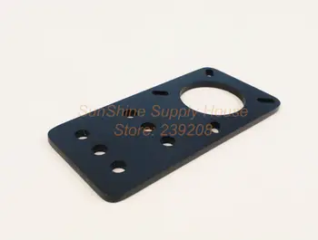 

Motor mount plate Nema 17 Aluminium CNC machining black anodized