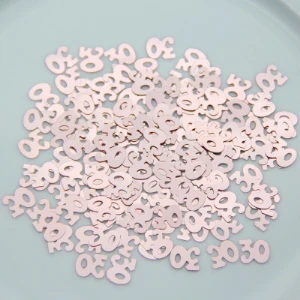 56 g blu e argento coriandoli per 50° compleanno lamina metallizzata brillante tavolo scatter sprinklles età compleanno decorazioni feste
