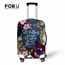 FORUDESIGNS/Новинка, модный защитный чехол для багажа до 18-30, чехол для костюма, эластичные Чехлы, Пылезащитный Водонепроницаемый чехол для путешествий, аксессуары, чехлы