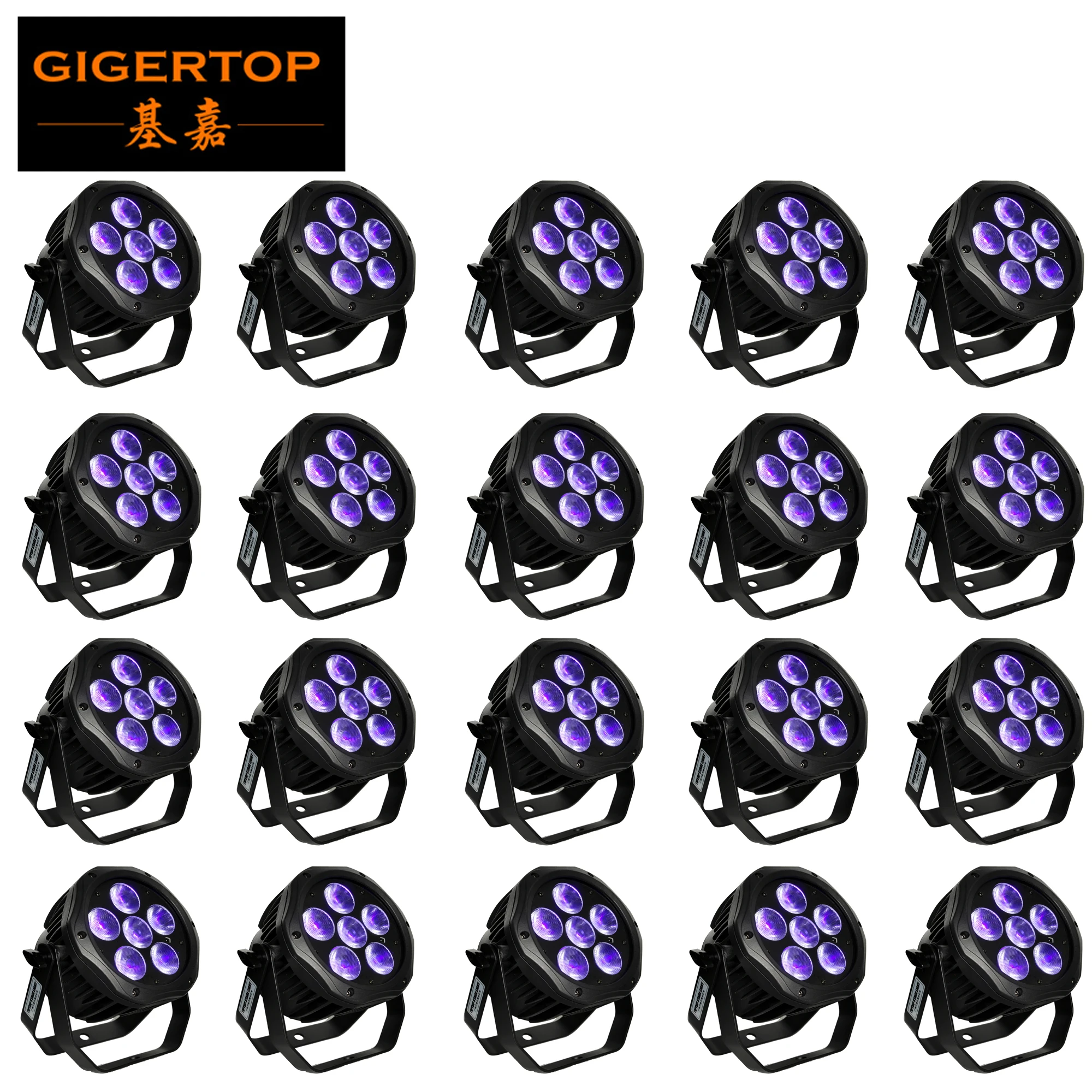 

Free Shipping 20pcs/lot New IP65 Remote Control Wifi Optional 6*18W 6in1 Waterproof Battery Power Wireless LED Par Light
