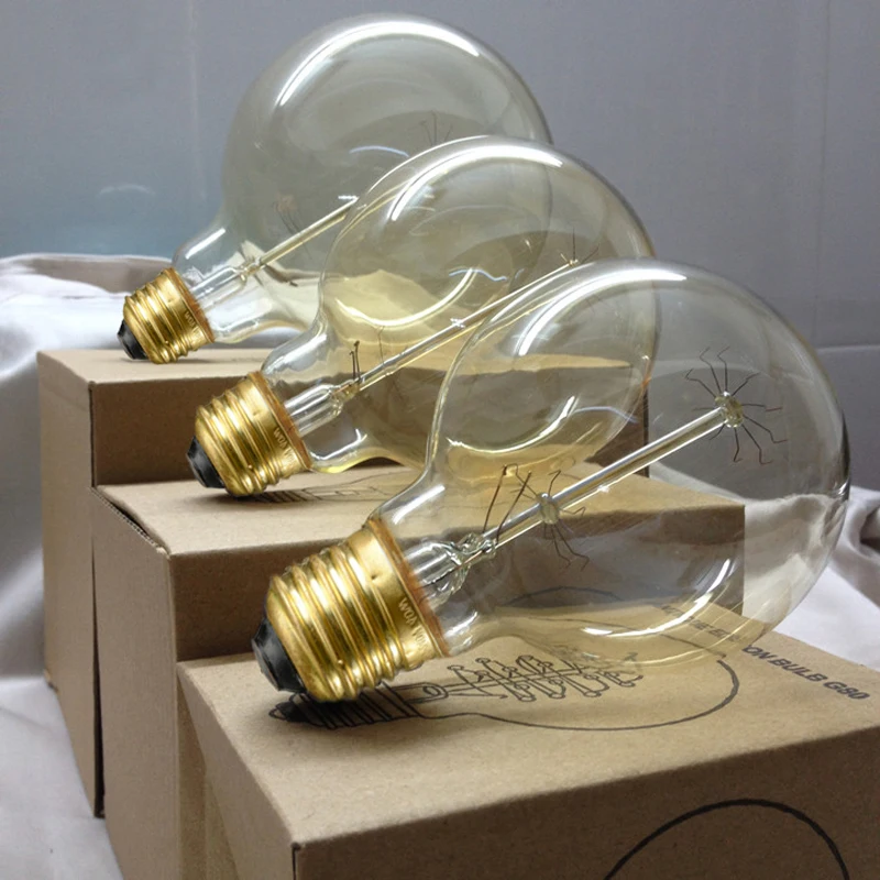 Lâmpadas Incandescentes retro lâmpada g80 g95 g125 Tipo de Item : Lâmpadas Incandescentes