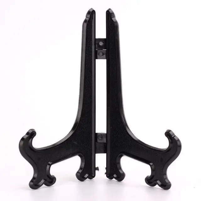 Black Plastic Display Stand Dish Rack Holder Plate Picture Frame ... Black Plastic Display Stand Dish Rack Holder Plate Picture Frame ...