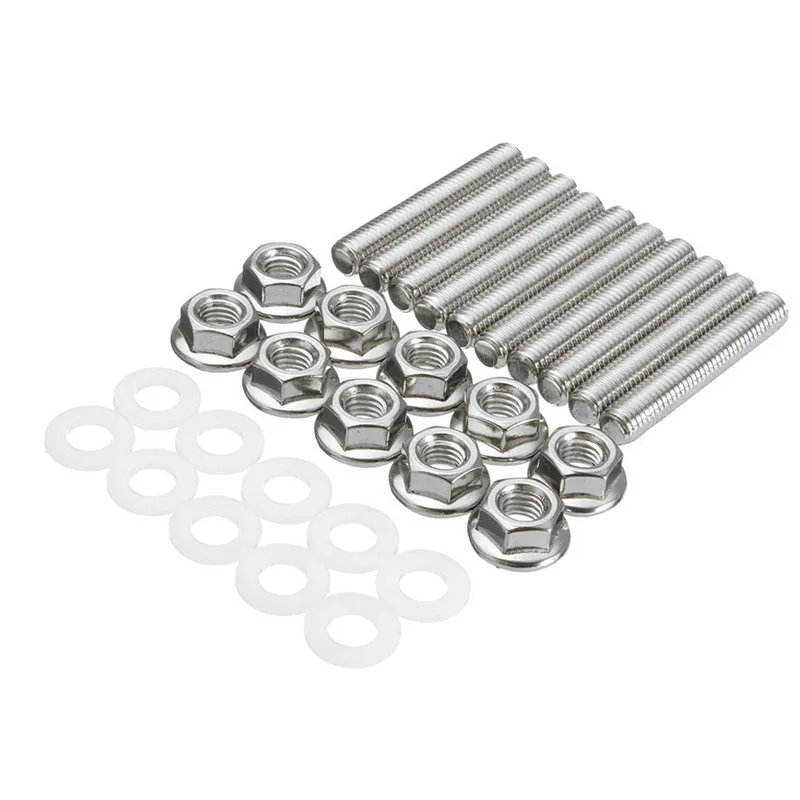 CARPRIE Car Bolt 10PCS Intake Manifold Extension Stud Bolt Bolt Kit Stainless Steel For Honda B/C/D /F/H/K LS01 je4