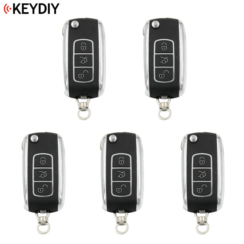 

5 PCS, Original 3 Buttons Universal KEYDIY B07 BC Style Remote Control Key B-Series for KD-X2 KD900 KD900+,URG200