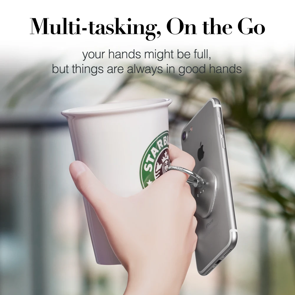 ESR Finger Ring Holder for Samsung S9 360 Degree Mount Holder Stand Mobile Phone Finger Phone Stand for iPhone X 8 7 6 Tablet ESR Finger Ring Holder for Samsung S9 360 Degree Mount Holder Stand Mobile Phone Finger Phone Stand for iPhone X 8 7 6 Tablet