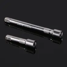 1/4 Long Short Drive Extension Bar Set Adapter Connecting Rod Socket Ratchet Wrench Extender Hand Adjustment Tools qiang 1 2 dr breaker breaking bar hinge swivel socket drive flexi bar 24 600mm extra long