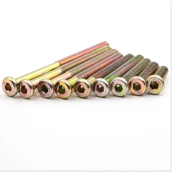 

Furniture flat Hex socket Screw With Nuts Combination screws bolts M8 x 30-100mm