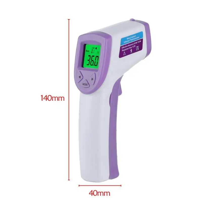 Infant Baby Body Thermometer Child Portable Infrared Thermometers Non-contact LCD Digital Temperature Measurement Tool Handheld