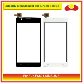 

ORIGINAL For FLY FS501 NIMBUS 3 Digitizer Touch Panel Screen Sensor Outer Glass Lens For Fly FS 501 Touchscreen