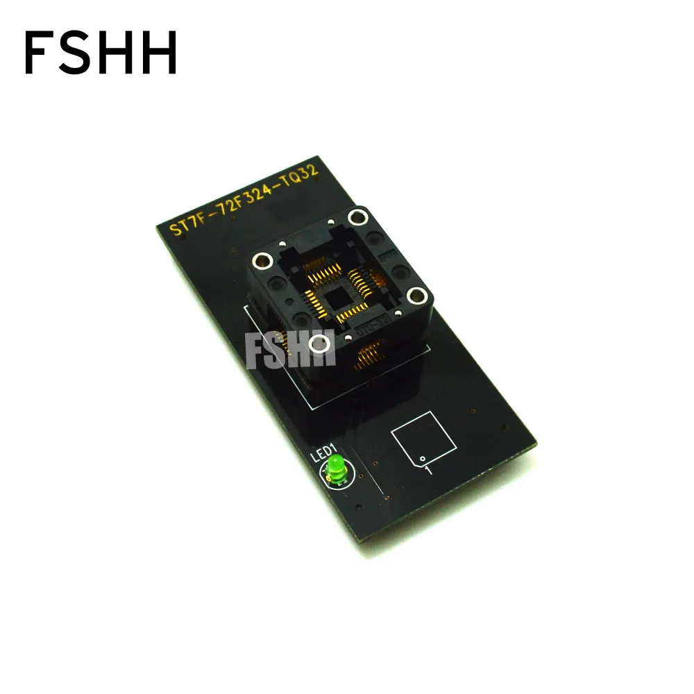 

ST7F-72F324-TQ32 адаптер программатора TQFP32 QFP32 разъем для программатора LP