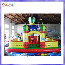 Good quality funny carton bounce house inflatable playground for kids entertainment