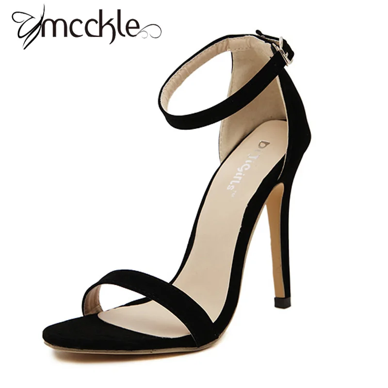 HOT Large Size Women Party Sandals 2016 Summer Brand Elegant High Heels Sandalias Mujer Women's Dress Shoes Sandal Plus ZY610