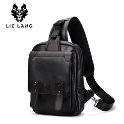 Lielang Для мужчин Crossbody Сумки из искусственной кожи Повседневное Для мужчин бренд небольшой мужской сумка Повседневное Для мужчин музыка