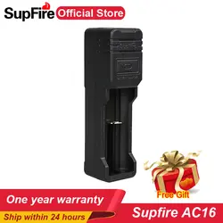 Лидер продаж Supfire USB Зарядное устройство AC16 фонарик Батарея Зарядное устройство 18650 26650 18350 14500 16340 18490 10440 Батарея Зарядное устройство S059