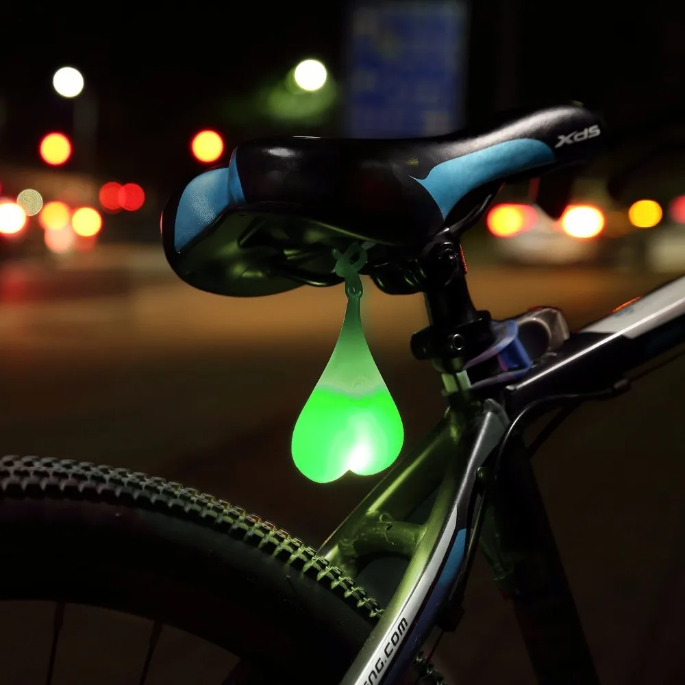 Best Outdoor Cycling Balls Tail Silicone Light Seat Back Egg Lamp Creative Bike Waterproof Night Essential LED Red Warning Lights 3