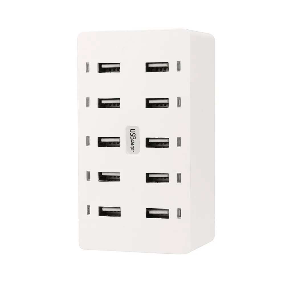 60W 10-Port Desktop USB Rapid Charger Smart with Auto Detect Technology Simply connect any mobile device | Электроника