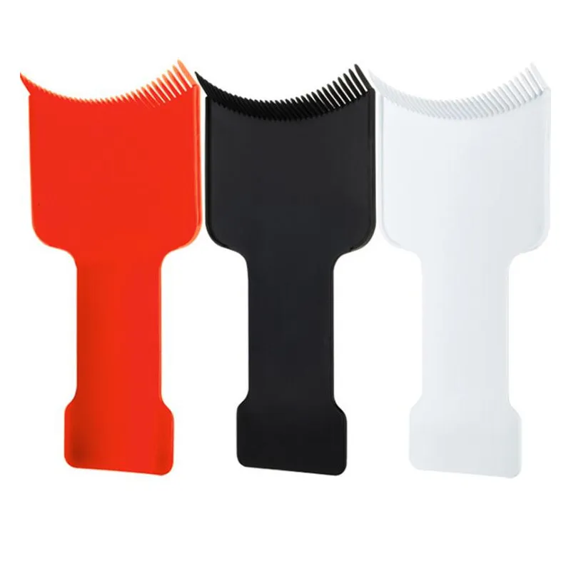 1 Pc 3 Colors Long Board Hair Brush Comb DIY Hairdressing Hair Dyeing Coloring Tint Hairbrush Hair Coloring Fork Comb Tool
