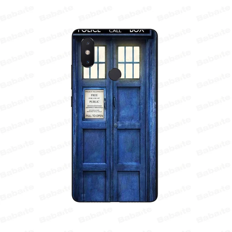 Babaite مربع طبيب الأسود لينة قذيفة الهاتف جراب هاتف شاومي mi 6 Note3 8 8SE الأحمر mi 5 5 زائد Note4 4X Note5 الهواتف المحمولة