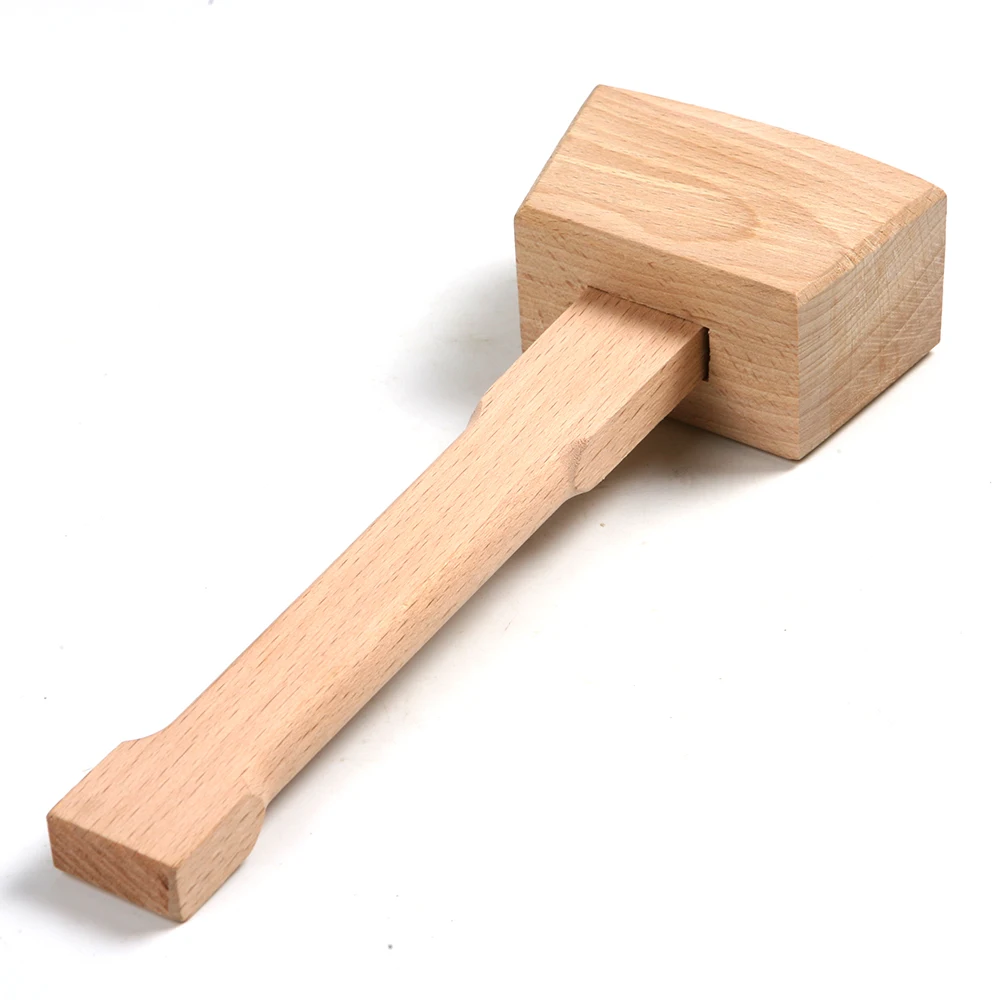 Горячая Высокая твердость 250 мм бук твердый Столярный деревянный молоток ручной инструмент для работы по дереву для самостоятельной установки молоток