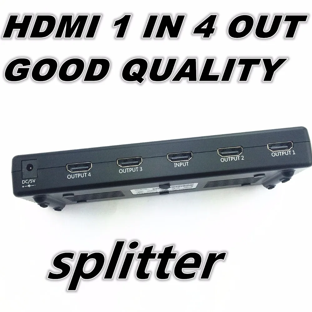 1080P 3D мини 4 порта HDMI разветвитель коммутатор 1x4 1 в выхода для HDTV PS3 XBOX EP программа